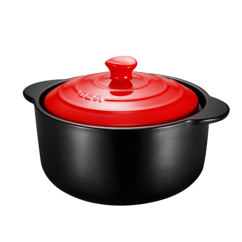 爱仕达（ASD）砂锅煲汤锅炖锅 新陶煲仔饭沙锅浅汤陶瓷煲 4.5L
