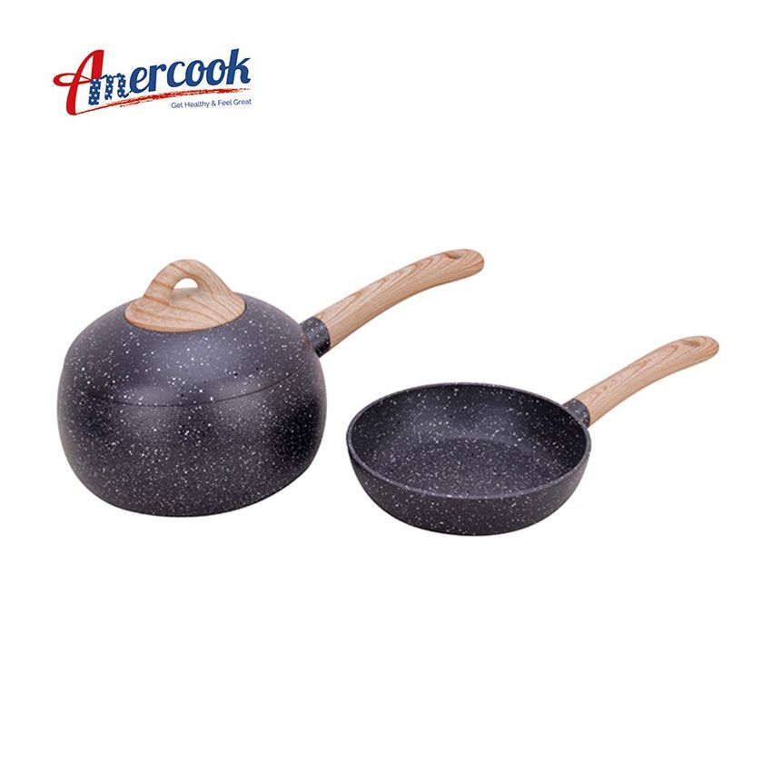 Amercook 别致系列小球锅套装A16BK 精致一人食