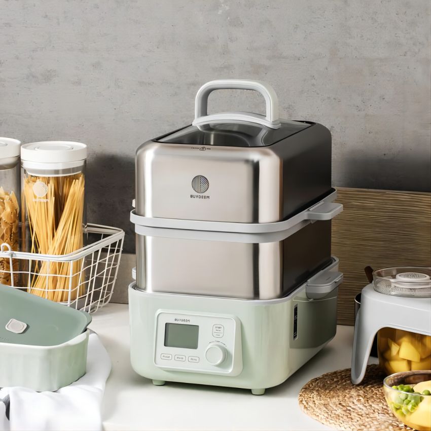 Buydeem北鼎 双层多功能蒸炖锅G563-A501 智能预约 防干烧