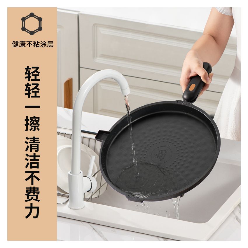 利仁(Liven)电饼铛 上下盘可拆洗可定时煎烤机 加深烙饼锅煎饼锅烤肉锅三明治早餐机