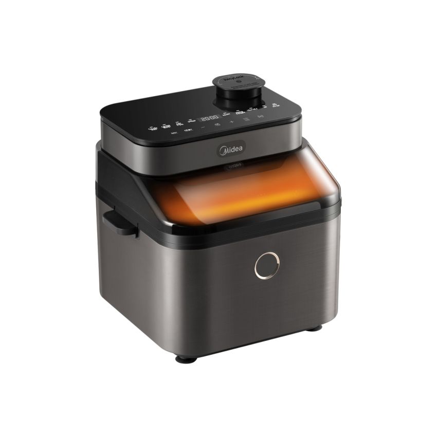 Midea美的 超嫩力空气炸锅 家用一体多功能可视化大容量蒸汽烤箱 3D水雾锁嫩技术 7L