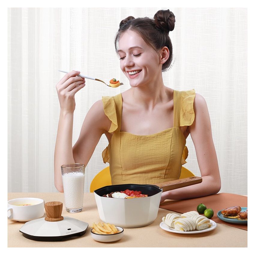 CateMaker卡特马克 木石系列八角奶锅GYL-BJ18NB 轻油少烟