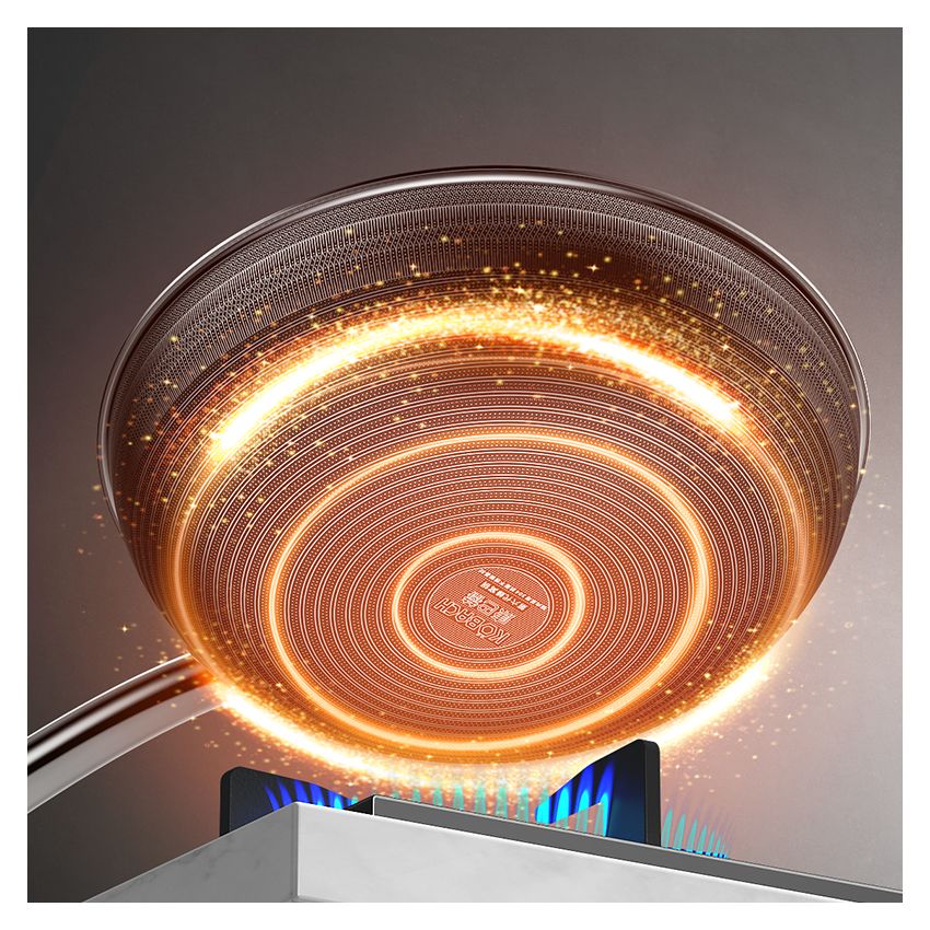 Köbach康巴赫 第六代双蜂窝炒锅KGH-C32A 抗菌防粘