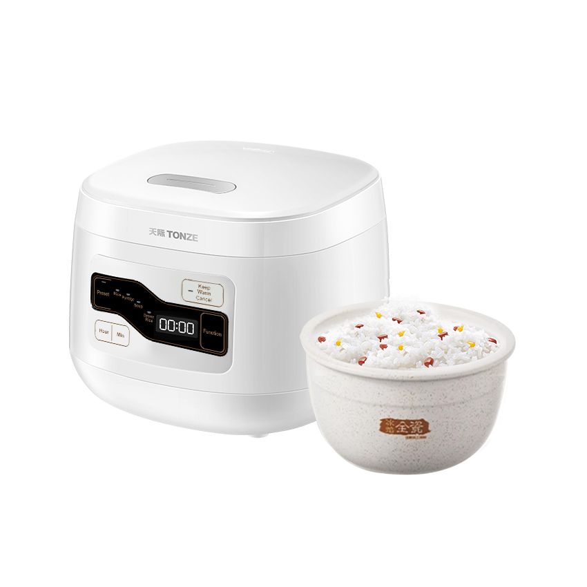 Joydeem 迷你电饭煲 全自动家用电饭煲 陶瓷内胆立体悬浮立体环绕加热24小时预约 2L