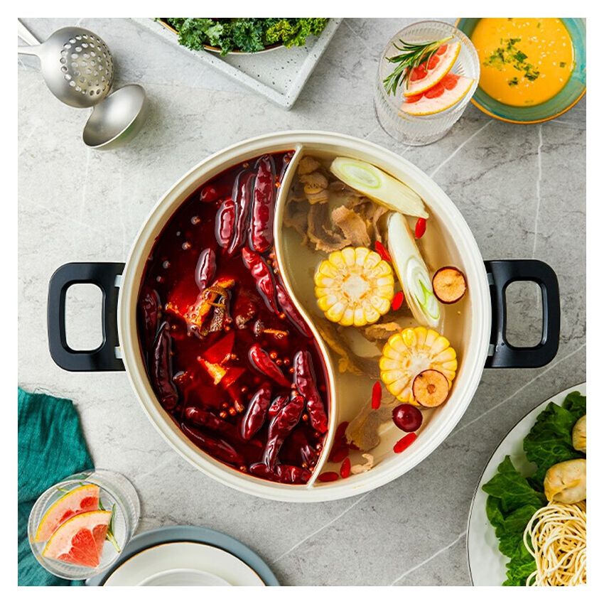 Joydeem 电火锅家用分体式电煮锅烤涮一体多功能电炒锅电烧烤料理锅 3.5L电煮锅