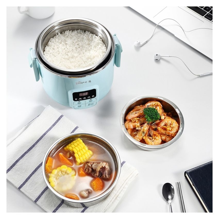Bear小熊 智能电蒸煮饭盒 DFH-B20J1 微电脑控制 智能蒸煮