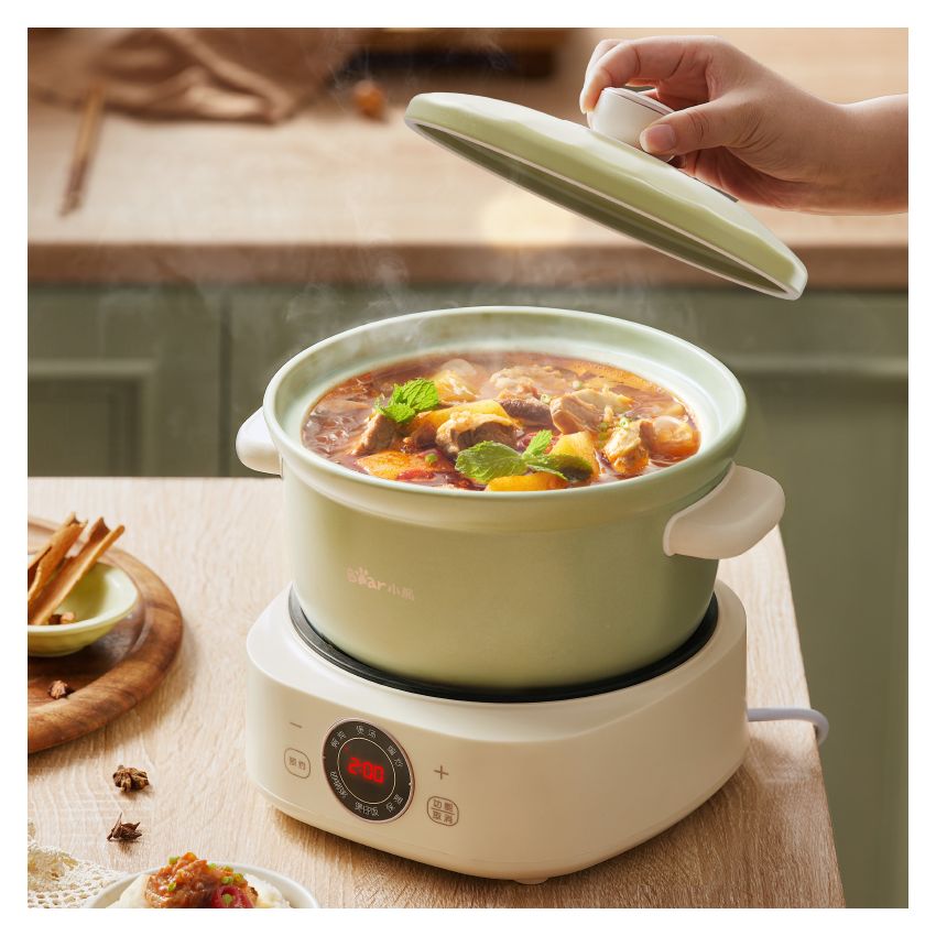 Bear小熊 电砂锅电炖锅煲汤锅 养生煮粥锅煲仔饭快炖分体式电砂锅 3L