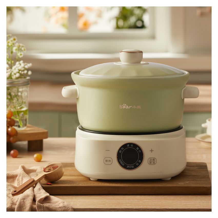 Bear小熊 电砂锅电炖锅煲汤锅 养生煮粥锅煲仔饭快炖分体式电砂锅 3L