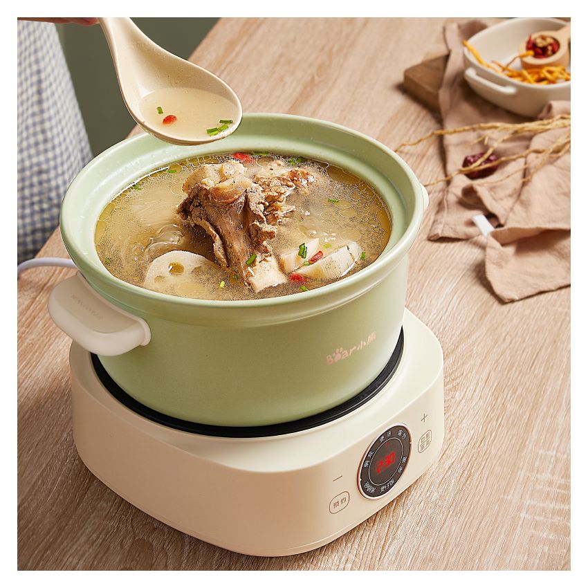 Bear小熊 电砂锅电炖锅煲汤锅 养生煮粥锅煲仔饭快炖分体式电砂锅 3L